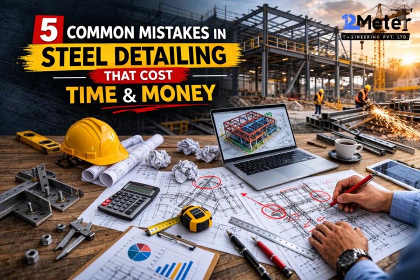 5 Common Mistakes in Steel Detailing That Cost Time & Money