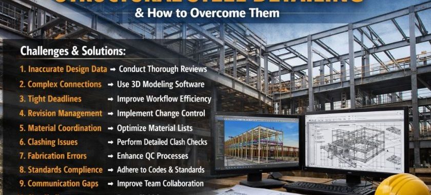Top 10 Challenges in Structural Steel Detailing & How to Overcome Them