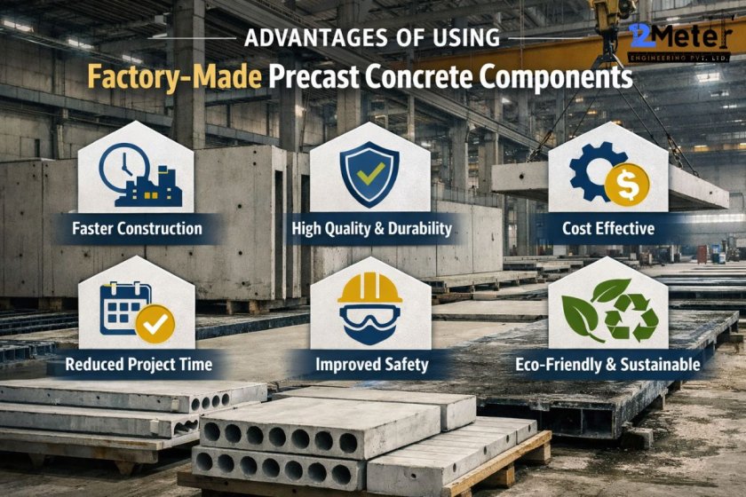 Advantages of Using Factory-Made Precast Concrete Components
