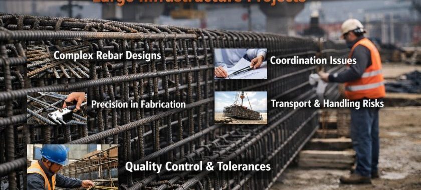 Challenges in Precast Rebar Detailing for Large Infrastructure Projects