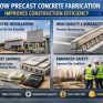 How Precast Concrete Fabrication Improves Construction Efficiency