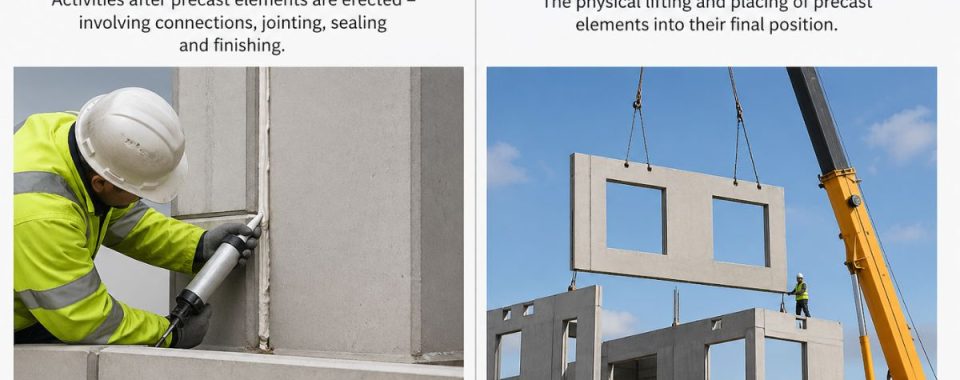 What Is the Difference Between Precast Installation and Precast Erection