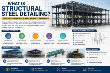 What Is Structural Steel Detailing? Process, Drawings & Real Project Examples