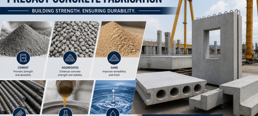 Materials Used in Precast Concrete Fabrication and Their Importance
