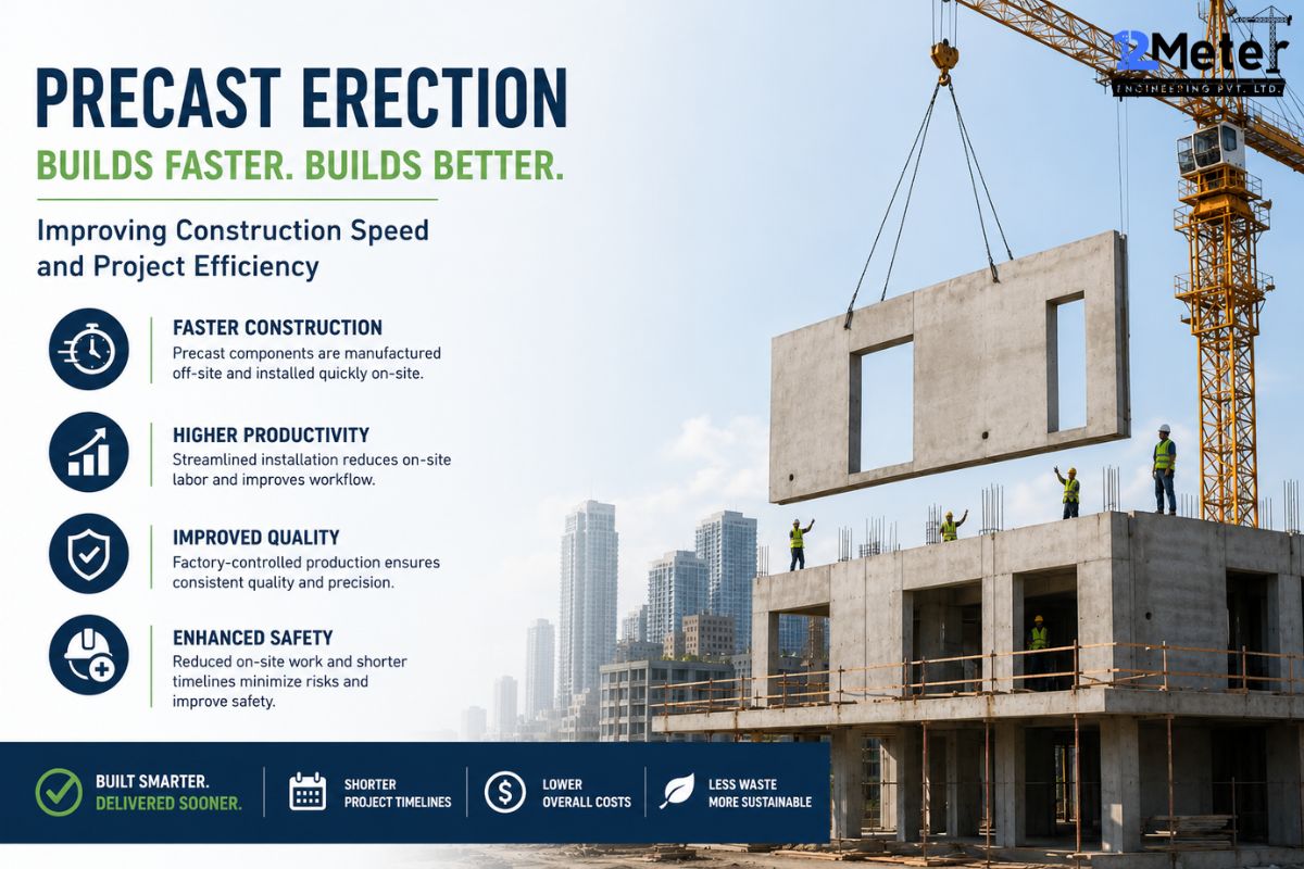 How Precast Erection Improves Construction Speed and Project Efficiency