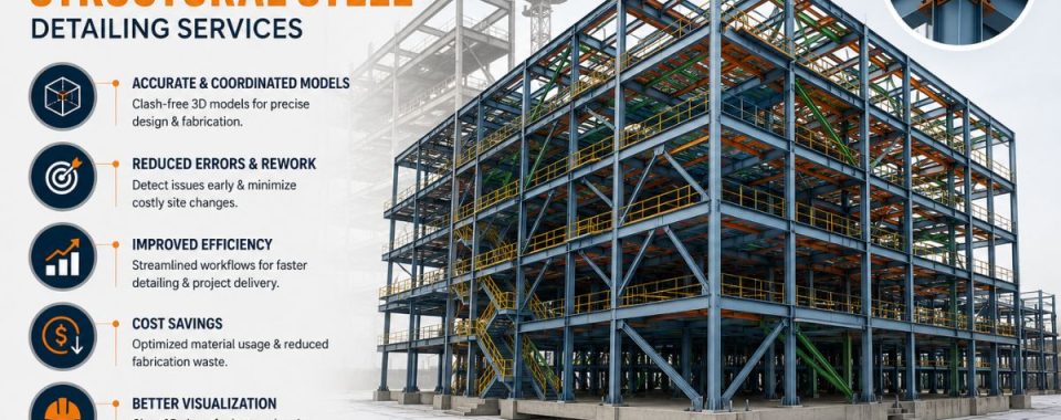 3D Modeling Benefits in Structural Steel Detailing Services