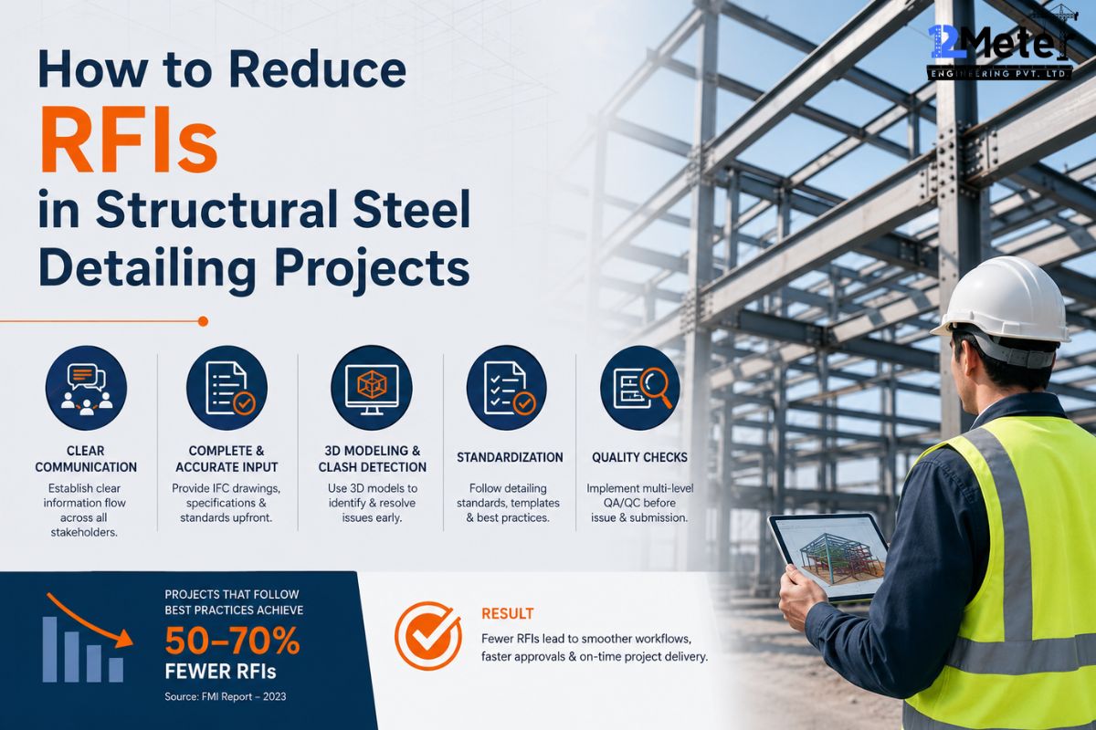 How to Reduce RFIs in Structural Steel Detailing Projects