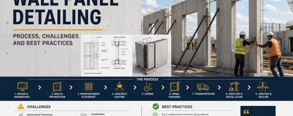 Precast Wall Panel Detailing: Process, Challenges and Best Practices