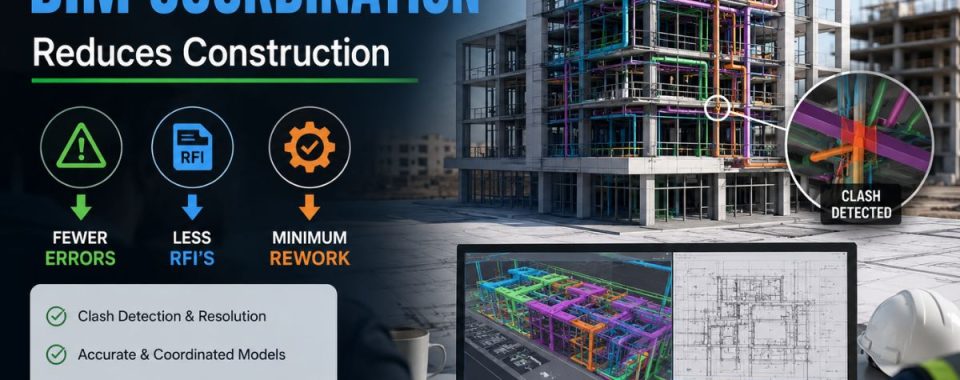 How BIM Coordination Reduces Construction Errors, RFIs and Rework