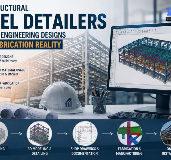 How Structural Steel Detailers Convert Engineering Designs into Fabrication Reality
