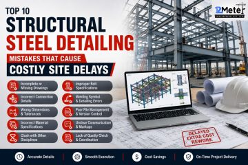 Top 10 Structural Steel Detailing Mistakes That Cause Costly Site Delays