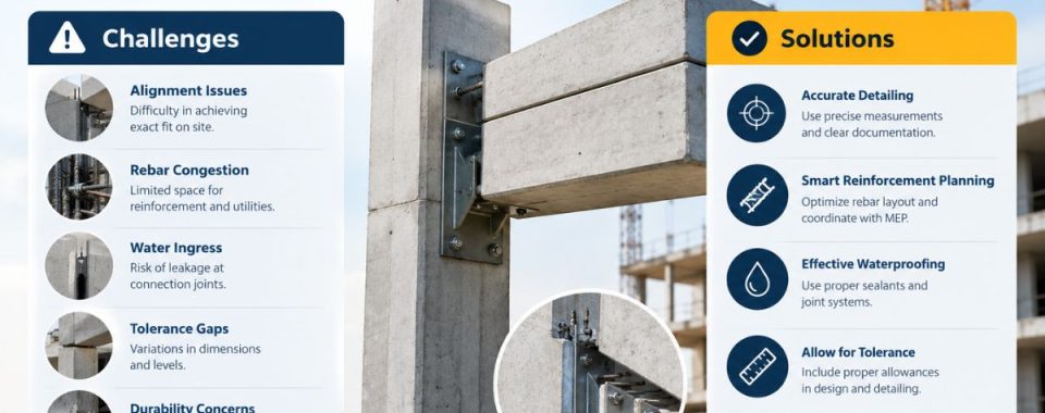 Common Precast Connection Detailing Challenges and Their Solutions