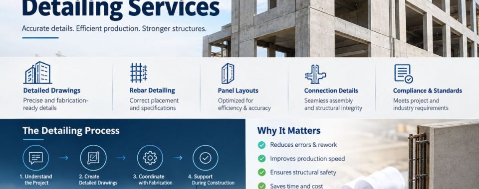 Everything You Need to Know About Precast Concrete Detailing Services