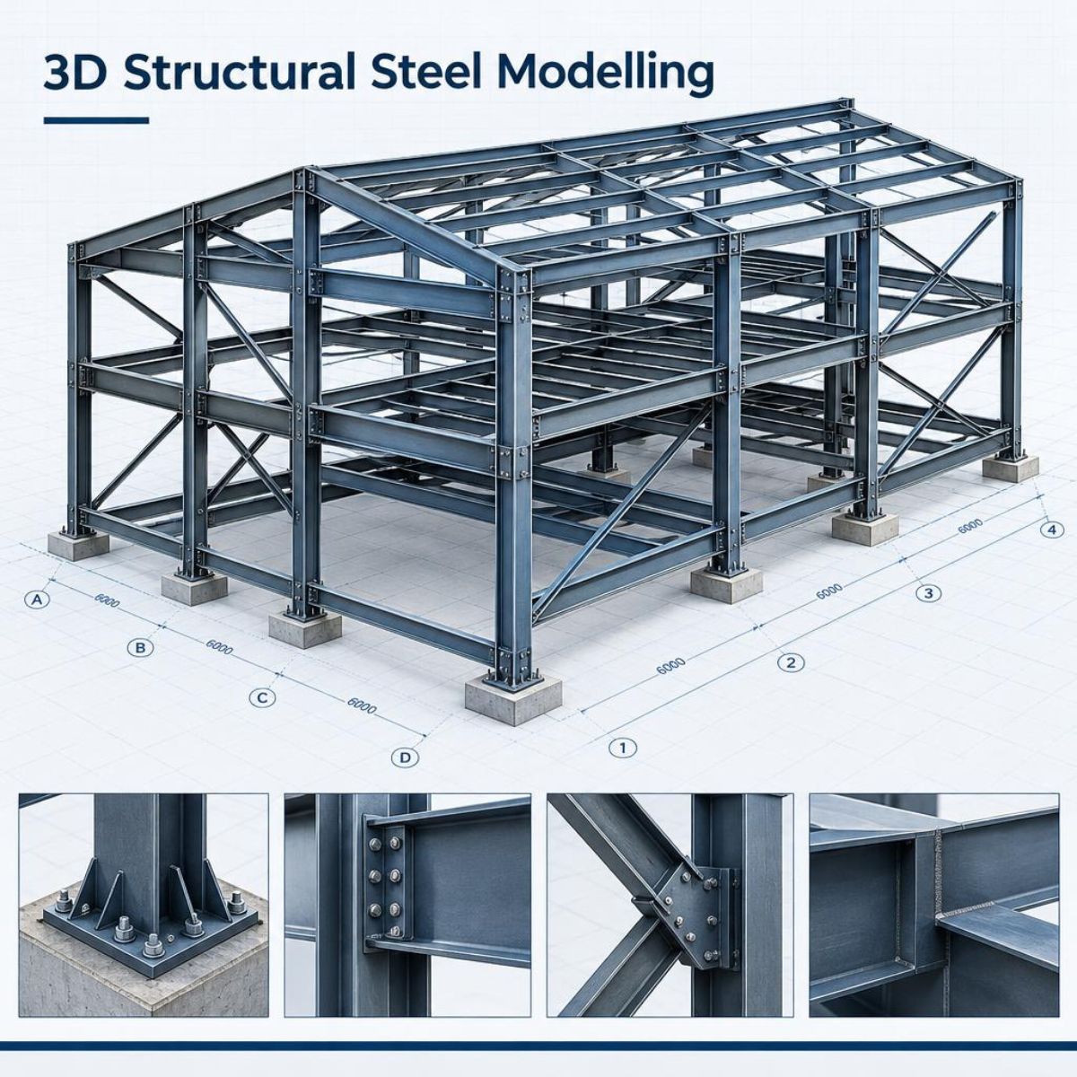 3D Structural Steel Modelling