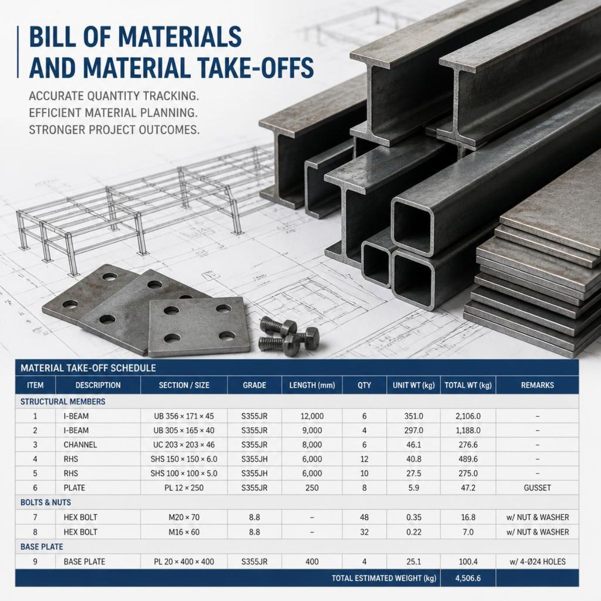 Bill of Materials and Material Take-Offs