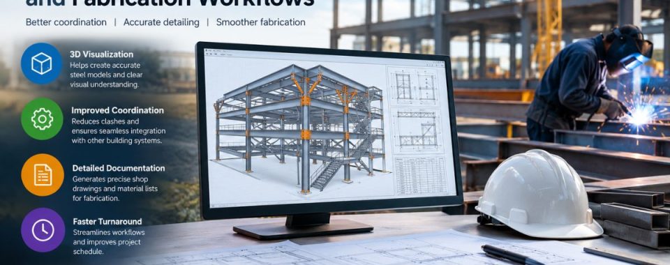 How BIM Supports Structural Steel Detailing and Fabrication Workflows