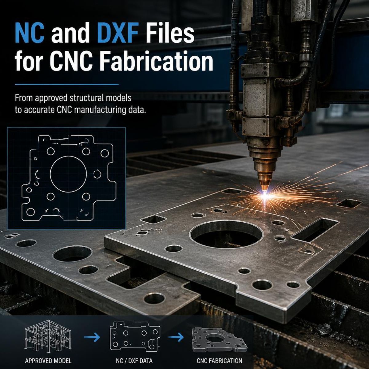 NC and DXF Files for CNC Fabrication
