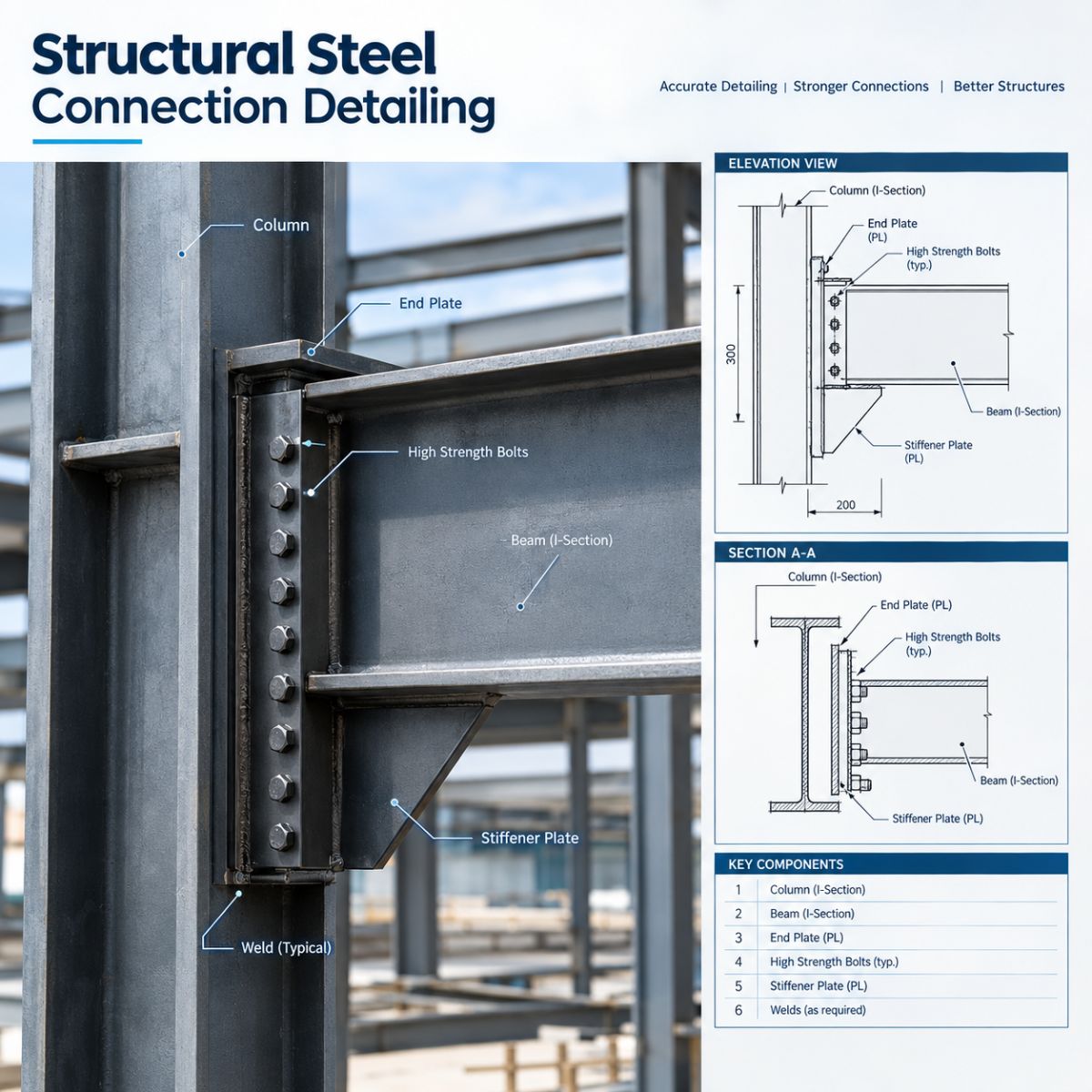 Structural Steel Connection Detailing