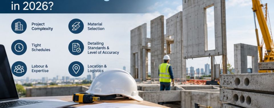 What Factors Affect Precast Detailing Costs in 2026
